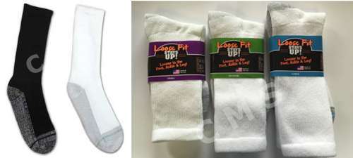 Loose fit stays crew socks - stays, up